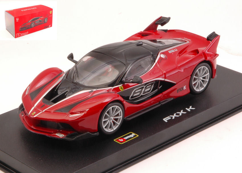 Burago - FERRARI FXX-K N.88 RED SIGNATURE 1:43 - Cod. BU36906R
