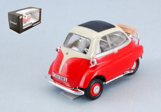 Cararama - BMW ISETTA 250 RED/CREAM 1:43 - Cod. CA4-12350