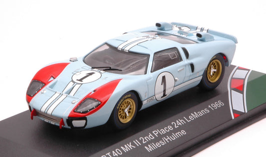 Cmr Classic Model Replicars - FORD GT40 MKII N.1 2nd 24 H LE MANS 1966 MILES-HULME 1:43 - Cod. CMR43055