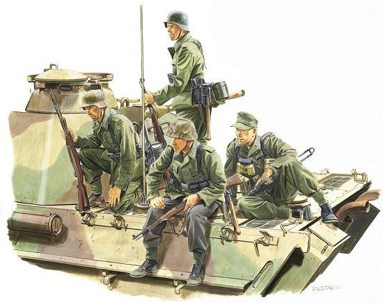 Dragon - PANZER RIDERS (LORRAINE 1944) KIT 1:35 - Cod. D6156