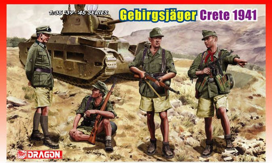 Dragon - GEBIRGSJAGERS CRETE 1941 KIT 1:35 - Cod. D6742