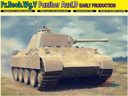 Dragon - PZ.BEOB.WG.V PANTHER AUSF.D EARLY PRODUCTION KIT 1:35 - Cod. D6813