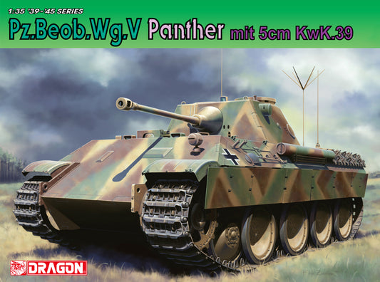 Dragon - PZ.BEOP.WG.V.PANTHER MIT 5 cm KWK.39 KIT 1:35 - Cod. D6821