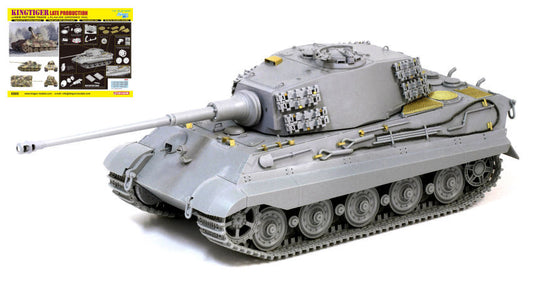 Dragon - KINGTIGER LATE PROD.NEW PATTERN TRACK KIT 1:35 - Cod. D6900