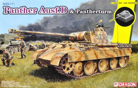 Dragon - SD.KFZ.171 PANTHER AUSF.D MIT PANTHERTUM KIT 1:35 - Cod. D6940