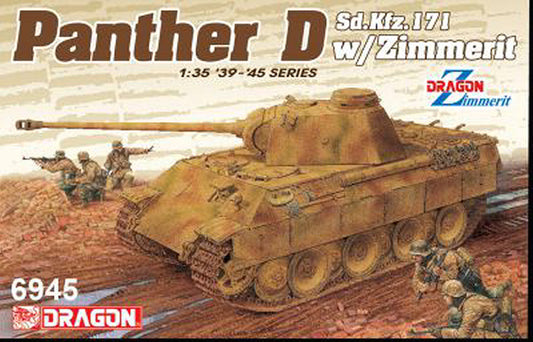 Dragon - SD.KFZ.171 PANTHER AUSF.D W/ZIMMERIT KIT 1:35 - Cod. D6945