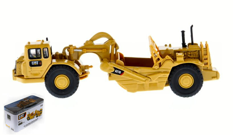 Diecast Master - CAT 627G WHEEL TRACTOR SCRAPER 1:87 - Cod. DM85134
