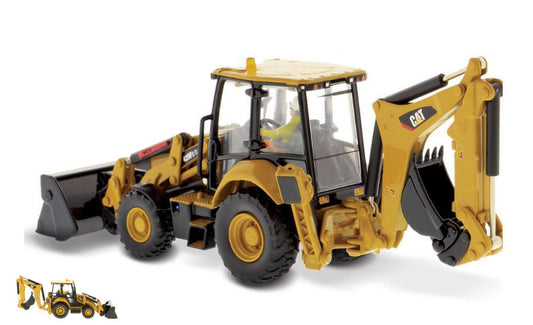 Diecast Master - CAT 420F2 IT BACKHOE LOADER PIVOT 1:50 - Cod. DM85233