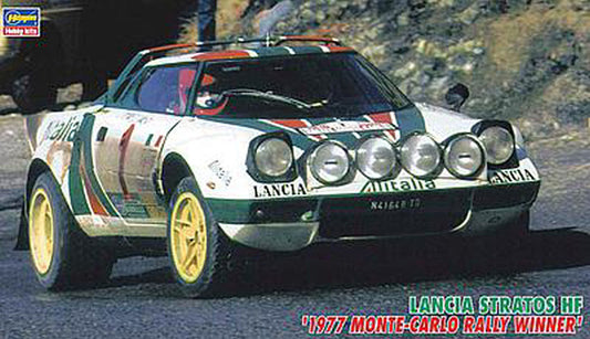 Hasegawa - LANCIA STRATOS HF N.1 WINNER MONTE CARLO 1977 S.MUNARI-S.MAIGA KIT 1:24 - Cod. HA25232