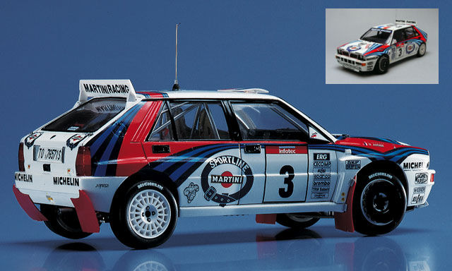 Hasegawa - LANCIA SUPER DELTA N.3 OR N.7 1992 WRC MAKES CHAMPION KIT 1:24 - Cod. HASCR15