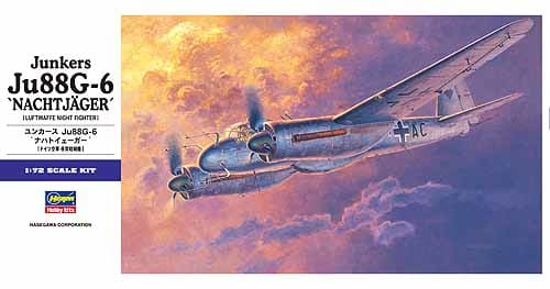 Hasegawa - JUNKERS JU88G-6 NACHTJAGER KIT 1:72 - Cod. HASE32