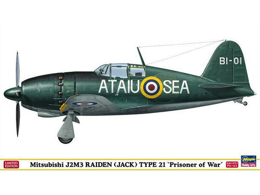 Hasegawa - MITSUBISHI J2M3 RAIDEN TYPE 21 "PRISONER OF WAR" KIT 1:48 - Cod. HASSP305