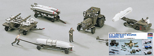Hasegawa - U.S.AIRCRAFT WEAPON LOADING SET KIT 1:72 - Cod. HASX72-5