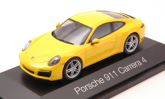 Herpa - PORSCHE 911 CARRERA 4 COUPE YELLOW 1:43 - Cod. HP7108