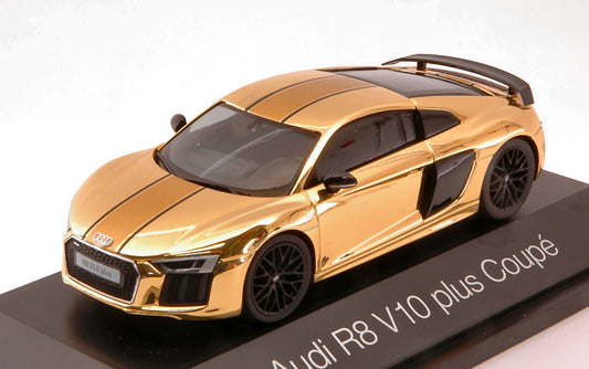 Herpa - AUDI R8 V10 PLUS COUPE' GOLD 1:43 - Cod. HP7151