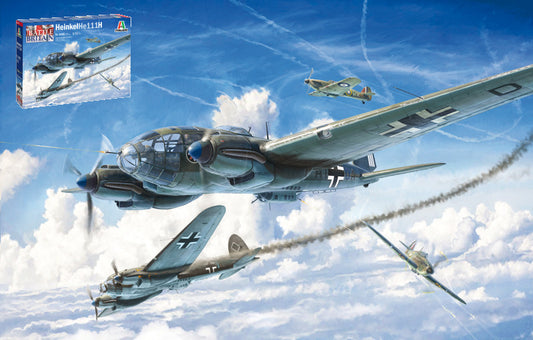 Italeri - HE 111 H-6 BATTLE OF BRITAIN 80th ANN.KIT 1:72 - Cod. IT1436