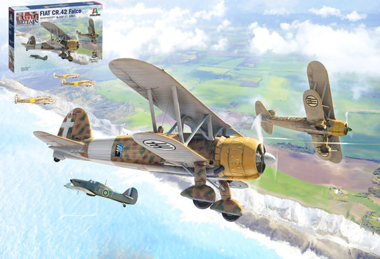 Italeri - FIAT CR.42 FALCO BATTLE OF BRITAIN 80th ANNIVERSARY KIT 1:72 - Cod. IT1437