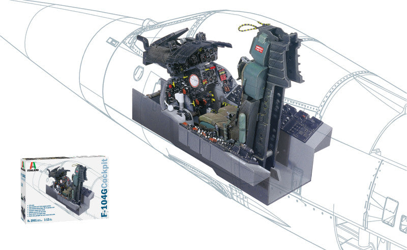 Italeri - F-104 G COCKPIT KIT 1:12 - Cod. IT2991