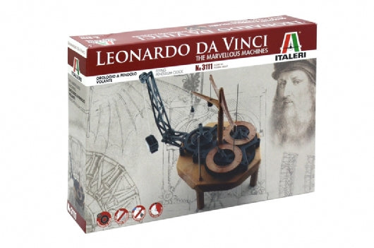 Italeri - LEONARDO DA VINCI FLYING PENDULUM CLOCK DIM.BOX cm 31x21x6 KIT - Cod. IT3111