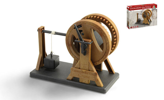 Italeri - LEONARDO DA VINCI LEVERAGE CRANE - GRU A LEVA KIT cm16 - Cod. IT3112