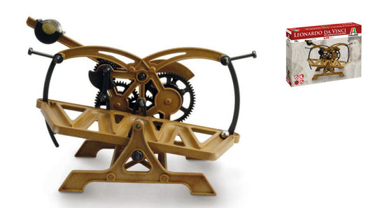 Italeri - LEONARDO DA VINCI ROLLING BALL TIMER PIATTAFORMA ALTALENANTE KIT cm 26 - Cod. IT3113