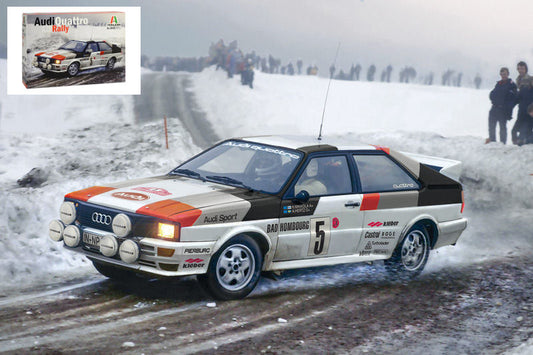 Italeri - AUDI QUATTRO RALLY MONTE CARLO 1981 KIT 1:24 - Cod. IT3642