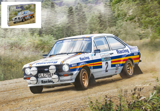 Italeri - FORD ESCORT RS 1800 MKII N.2 2nd LOMBARD RAC RALLY 1981 VATANEN KIT 1:24 - Cod. IT3650