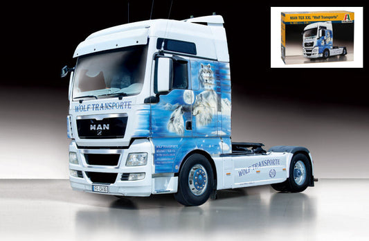 Italeri - MAN TGX XXL "WOLF TRANSPORTER" KIT 1:24 - Cod. IT3921
