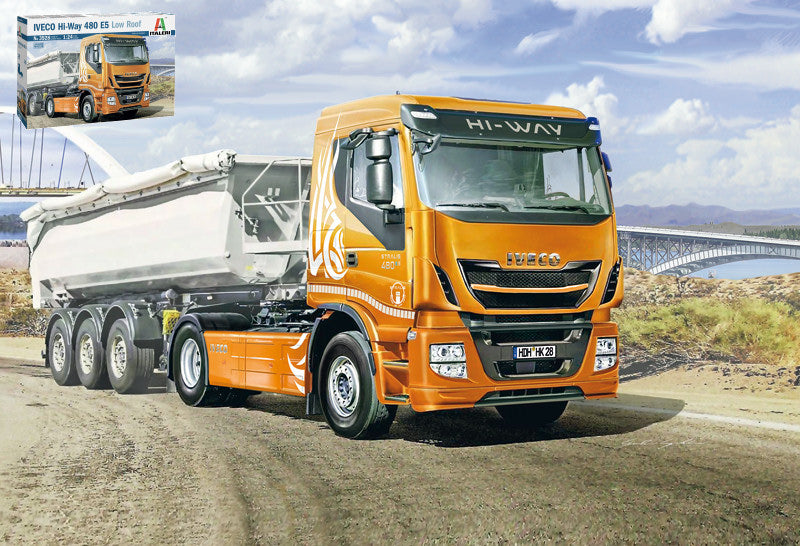 Italeri - IVECO HI-WAY 480 E5 LOW ROOF KIT 1:24 - Cod. IT3928