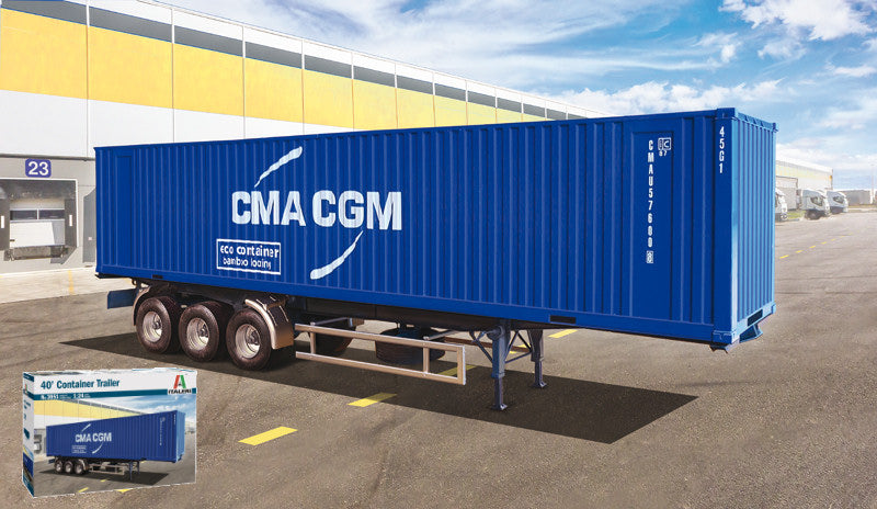 Italeri - CONTAINER TRAILER 40 FEET KIT 1:24 - Cod. IT3951