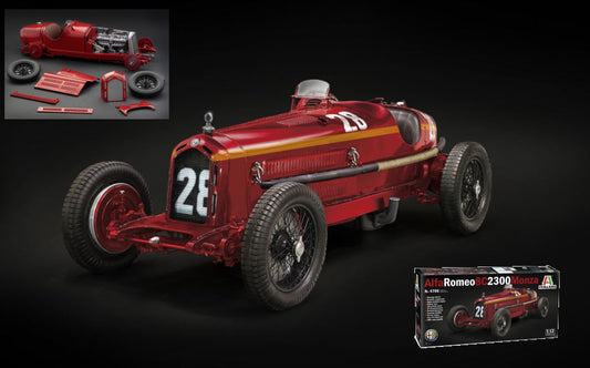 Italeri - ALFA ROMEO 8C 2300 MONZA N.28 WINNER MONACO GP 1932 T.NUVOLARI KIT 1:12 - Cod. IT4706