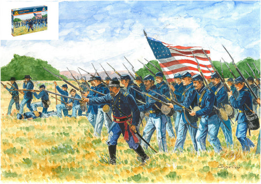 Italeri - UNION INFANTRY "AMERICAN CIVIL WAR" KIT 1:72 - Cod. IT6177
