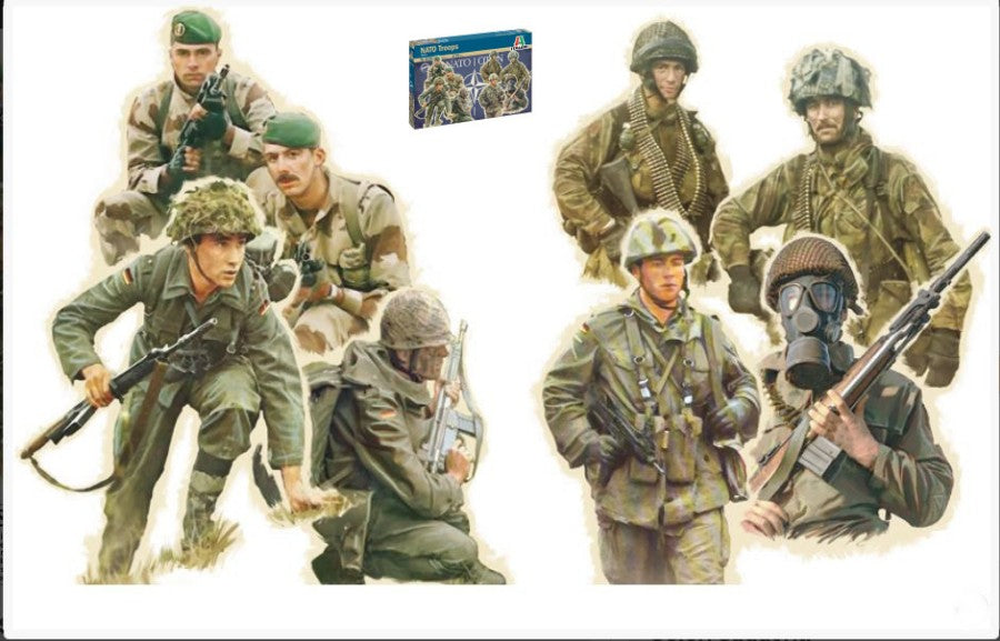 Italeri - NATO TROOPS 1980s KIT 1:72 - Cod. IT6191