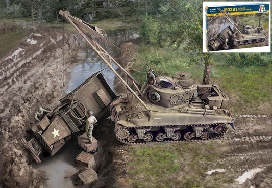 Italeri - M32 B1 ARV (ARMOURED RECOVERY VEHICLE) KIT 1:35 - Cod. IT6547