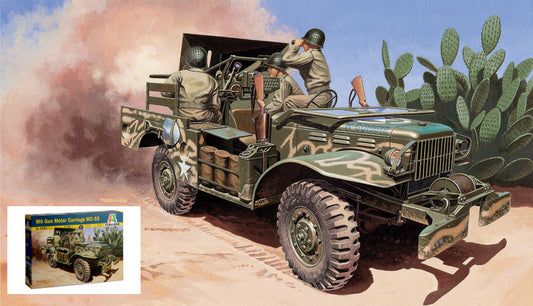 Italeri - GUN MOTOR CARRIAGE 37 mm M6 KIT 1:35 - Cod. IT6555