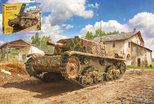 Italeri - SEMOVENTE M42 DA 75/18 mm KIT 1:35 - Cod. IT6569