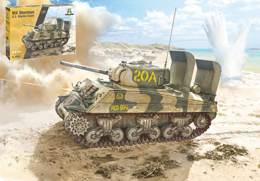Italeri - M-4 SHERMAN U.S. MARINES CORPS KIT 1:35 - Cod. IT6583