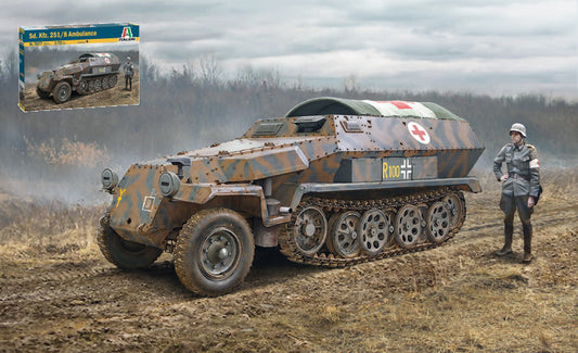 Italeri - SD.KFZ.251/8 AMBULANCE KIT 1:72 - Cod. IT7077