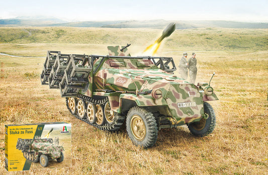 Italeri - SD.KFZ.251/1 STUKA ZU FUSS KIT 1:72 - Cod. IT7080