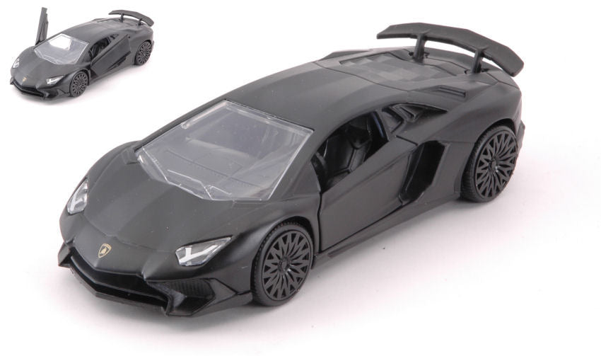 Jada Toys - LAMBORGHINI AVENTADOR SV MATT BLACK cm 12,5 - Cod. JADA30109BK