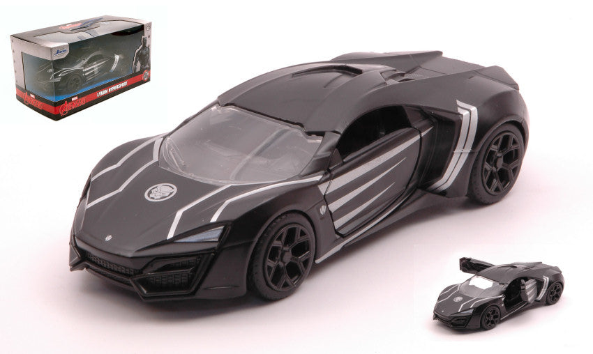 Jada Toys - LYKAN HYPERSPORT BLACK PANTHER "AVENGERS" 1:32 - Cod. JADA30302