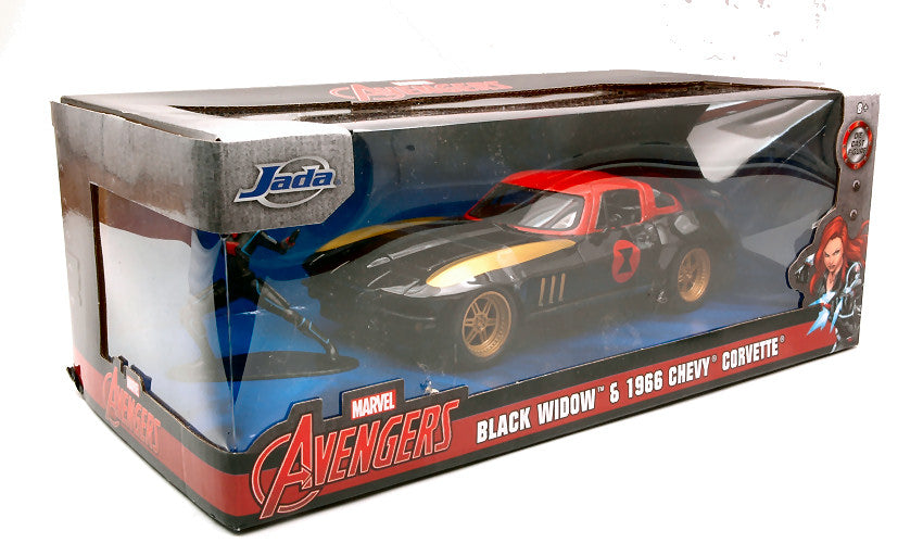 Jada Toys - CHEVY CORVETTE 1966 BLACK WIDOW 1:24 - Cod. JADA31749