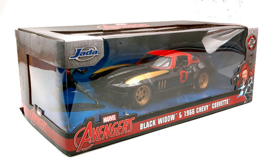 Jada Toys - CHEVY CORVETTE 1966 BLACK WIDOW 1:24 - Cod. JADA31749