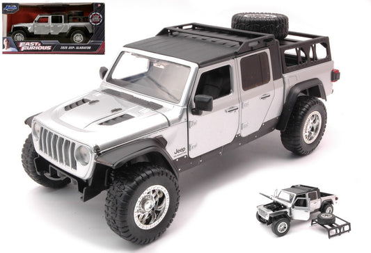 Jada Toys - JEEP GLADIATOR FAST & FURIOUS 9 SILVER 1:24 - Cod. JADA31984