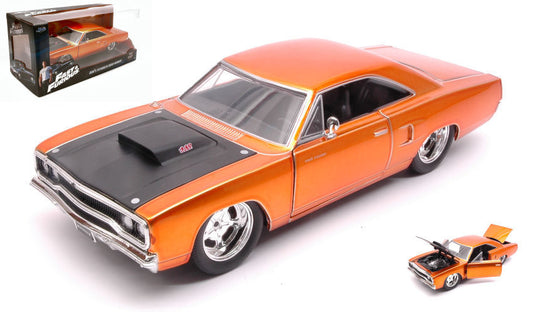 Jada Toys - DOM'S PLYMOUTH ROAD RUNNER 1970 FAST & FURIOUS COPPER METALLIC 1:24 - Cod. JADA97126