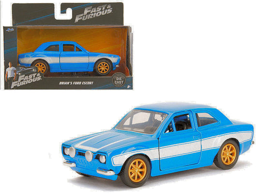 Jada Toys - BRIAN'S FORD ESCORT RS2000 MK1 FAST & FURIOUS BLUE/WHITE 1:32 - Cod. JADA97188