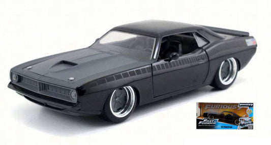 Jada Toys - PLYMOUTH BARRACUDA 1970 FAST & FURIOUS 7 BLACK 1:24 - Cod. JADA97195
