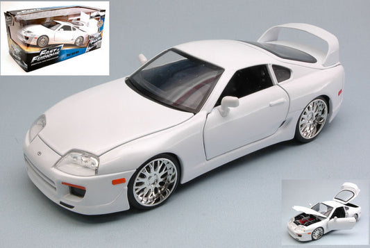 Jada Toys - BRIAN'S TOYOTA SUPRA 1995 FAST & FURIOUS WHITE 1:24 - Cod. JADA97375