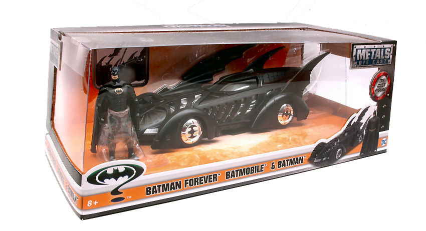 Jada Toys - BATMOBILE "BATMAN FOREVER" & FIGURE 1:24 - Cod. JADA98036