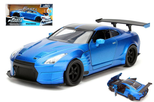 Jada Toys - BRIAN'S NISSAN GT-R (R35) FAST & FURIOUS BLUE 1:24 - Cod. JADA98271